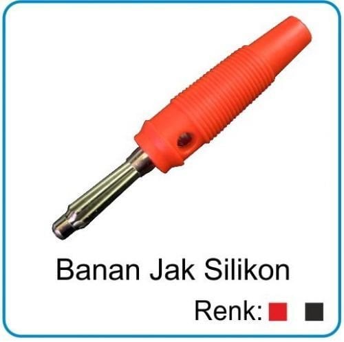 BANAN JAK SİLİKON 4MM KIRMIZI