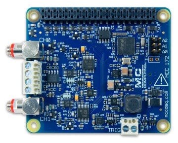 MCC 172 IEPE Measurement DAQ HAT for Raspberry Pi