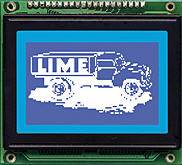 128x64Grafik LCD  PGM12864B-NS Mavi