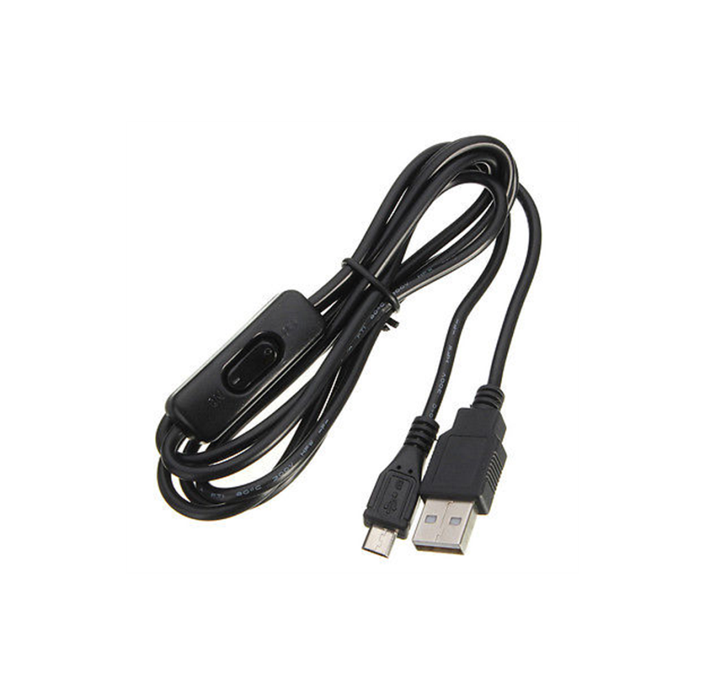 Anahtarlı micro USB Kablo (Mikro Usb Anahtarlı Kablo) Veri transferi yapmaz sadece güç kontrolü içindir.