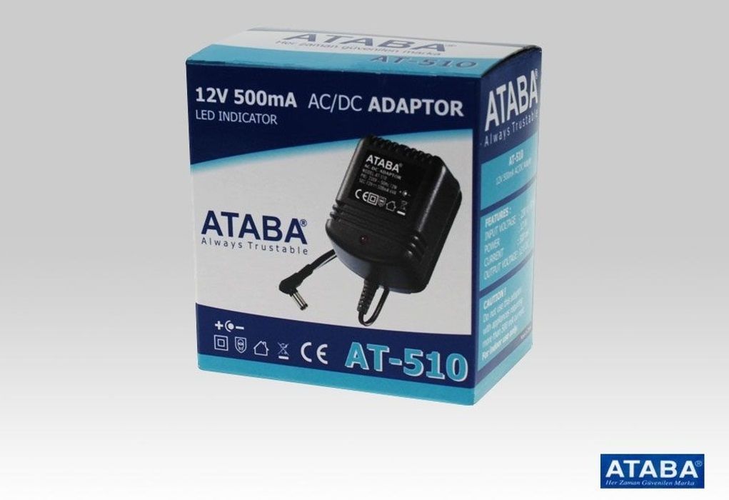 AT-510 12V-500mA AC/DC ADAPTÖR