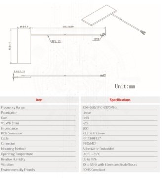 GSM Anten Dahili BT-G-026