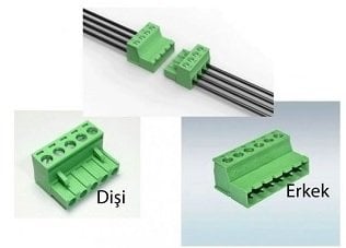 10 Pin 5.08mm Kablo Birleştirici Klemens Takımı