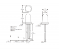 LED 5 mm. RGB Ortak-Anod