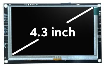 Advanced 4.3'' Resistive Touch HMI Ekran