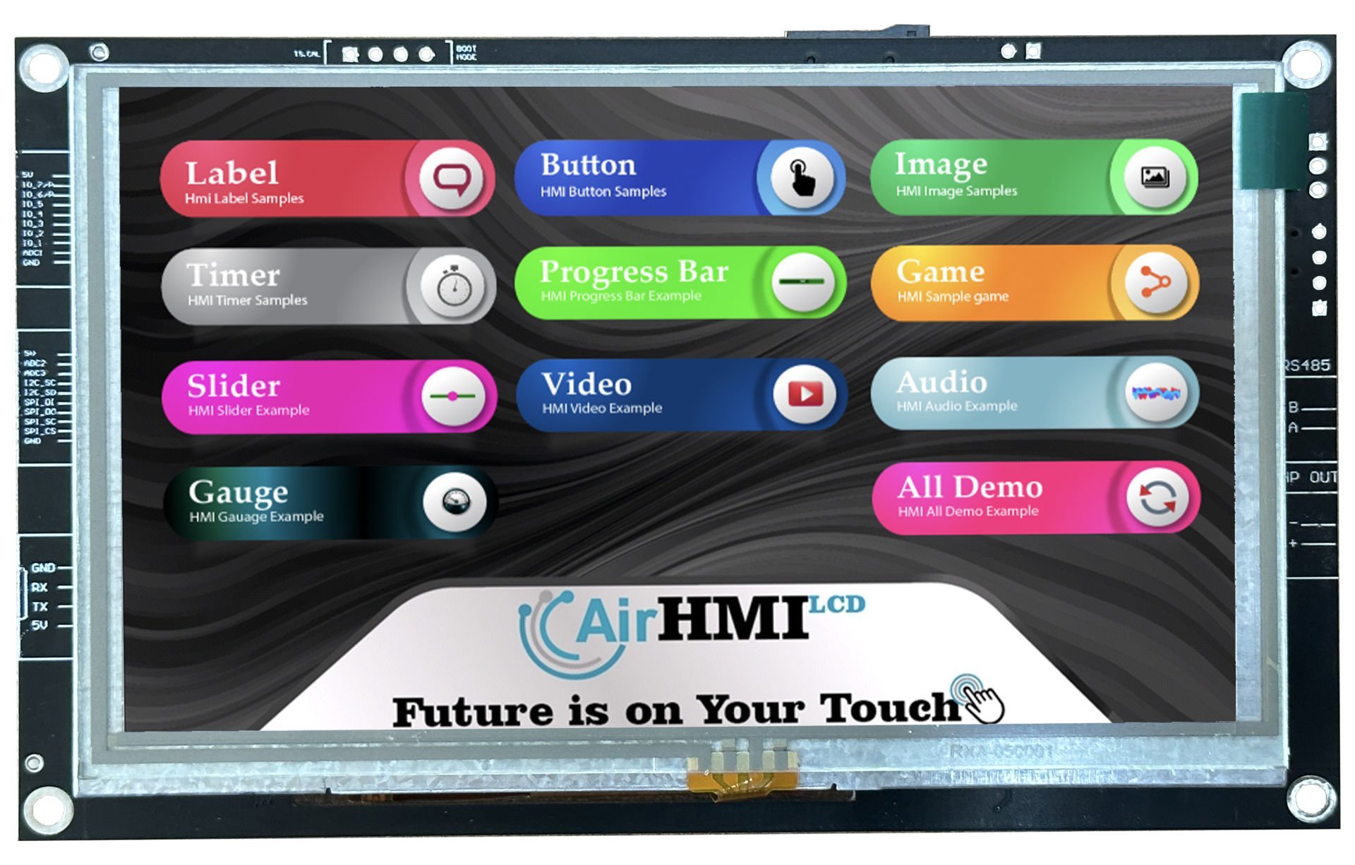 Advanced 10.1'' Resistive Touch HMI Ekran