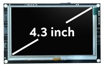 Elementary 4.3'' Resistive Touch HMI Ekran