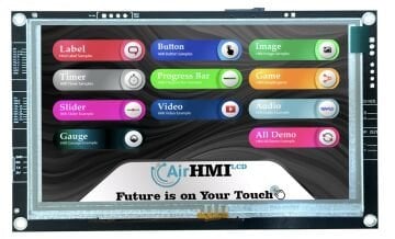 Industry 7'' Resistive Touch HMI Ekran