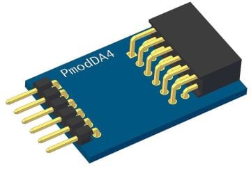 Pmod DA4 AD5628 DAC Dönüştürücü Kartı