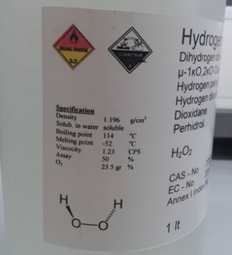 HIDROJEN PEROKSIT (PERHIDROL) %50'lik Çözelti