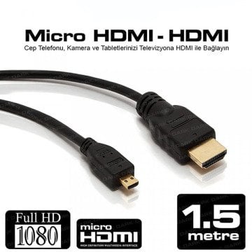 Mikro HDMI-HDMI Kablo