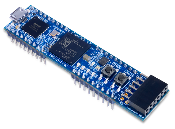 Cmod S7: Breadboardable Spartan-7 FPGA Module