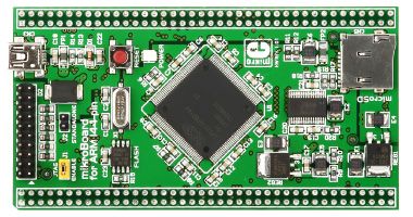 LPC2214 MikroBoard