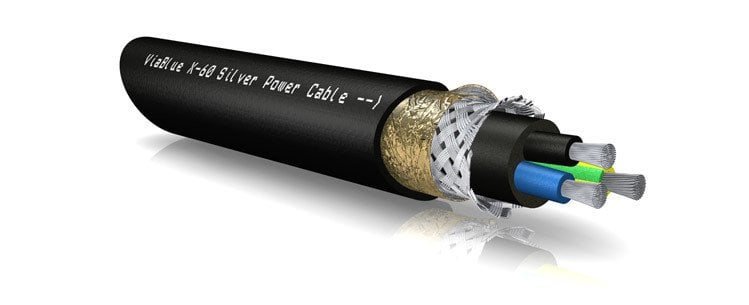ViaBlue X-60 Silver Power Cable (METRE)