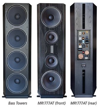 PBN AUDIO MR!777AT Hi-End Loudspeaker with Bass Tower