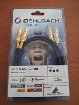 Oehlbach NF 1 Master RCA Audio Cable (1 Metre)