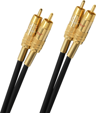 Oehlbach NF 1 Master RCA Audio Cable Siyah (1 Metre)