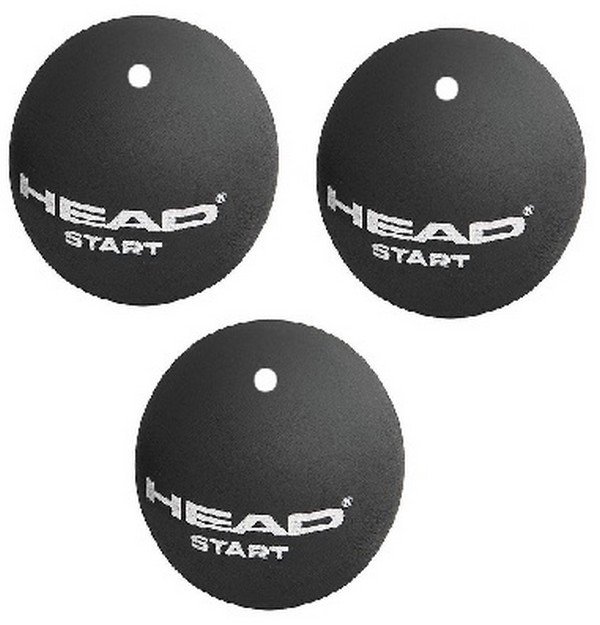 Head Start White Dot 3'lü Squash Ball