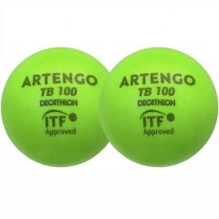 Artengo TB100 Sünger Tenis Topu - 9 CM - 2 Lİ RENKLİ