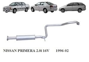 NİSSAN PRİMERA  ORTA EGZOZ  2.0İ 16V (1996 - 02)