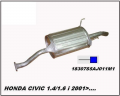 HONDA CİVİC ARKA EGZOZ. 1.4İ - 1.6İ 16V (2001 - 06)