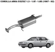 TOYOTA  COROLLA ARKA  EGZOZ  1.3İ - 1.6 - 1.8D (1987 - 92)