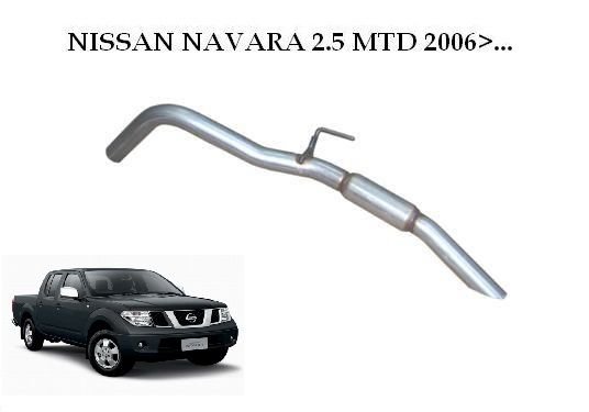 NİSSAN NAVARA  EGZOZ ÇIKIŞ BORUSU  2.5 2005>....