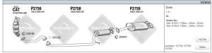 HONDA CİVİC  KATALİTİK KONVERTER 1.6 - 1.8 2006>....