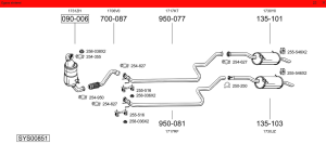 CİTROEN BERLİNGO  ARKA EGZOZ. 1.6 HDİ (2008 - 11)