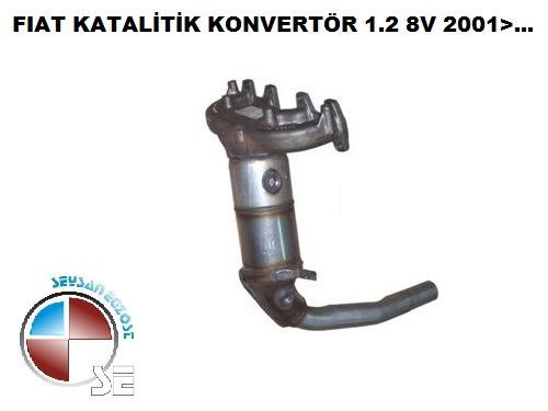 FİAT PALİO KATALİTİK KONVERTER 1.2 8V 2001>...