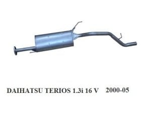 DAİHATSU TERİOS ARKA BORULU EGZOZ 1.3 (2000 - 05)