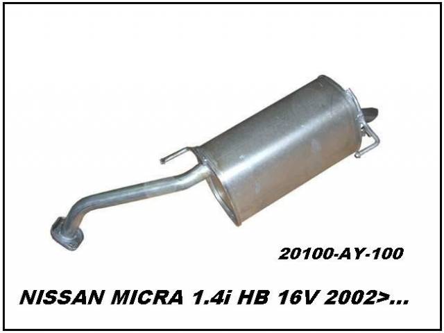 NISSAN MİCRA ARKA EGZOZ 1.2 - 1.4İ HB 16V (2002 - 12)