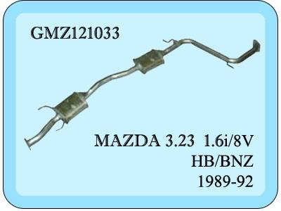 Mazda 323 Orta Çiftli Egzoz  1.6i HB