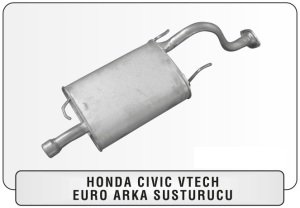 Honda Civic Euro Arka Egzoz VTec 1.4 - 1.5 (1995-01)