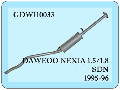 Daewoo Nexia Orta Egzoz 1.5-1.8 95-96