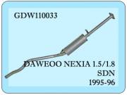 Daewoo Nexia Orta Egzoz 1.5-1.8 95-96