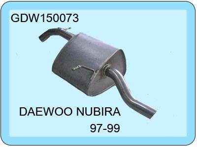 Daewoo Nubira  Arka  Egzoz  1.6i-16v SD 97-99