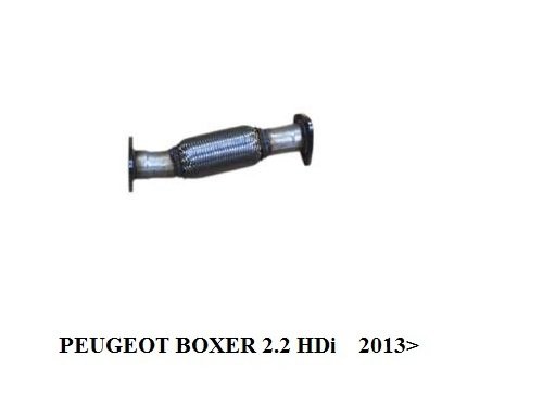 PEUGEOT BOXER  ARA SPİRAL BORU EGZOZ 2.2 HDİ 2013>...