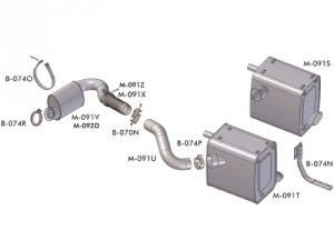 MERCEDES  AXOR  ÖN EGZOZ SPİRALİ 1840 Çekici 457 Motor (2002 -08)