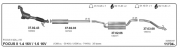 FORT FOCUS GHİA EGZOZ HB 1.4 16V / 1.6İ 16V (2004-08)