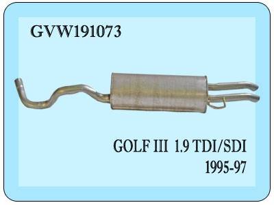 Wolkswagen Golf IV Arka Borulu Egzoz 1.9 TDİ