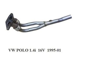 VW POLO 1.4İ 16V ÖN BORU EGZOZ (1994-00)