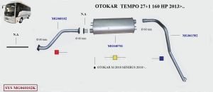 OTOKAR TEMPO ARKA EGZOZ ÇIKIŞ  BORU 27+1 2013>