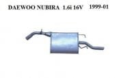 Daewoo Nubira Arka  Egzoz  1.6i 16V (1999 - 01)