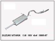 SUZUKI VİTARA ARKA BORULU EGZOZ 1.6İ  16V 5 Kapı(1995 - 99)