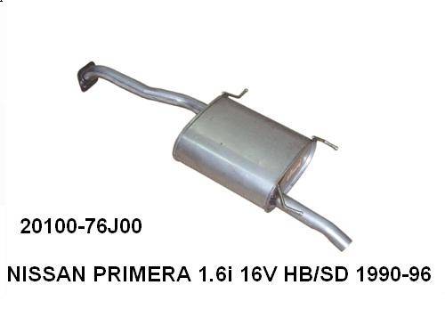 NiSSAN PRİMERA ARKA EGZOZ 1.6i 16V  HB/SDN 1990-96