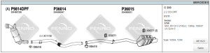 MERCEDES  PARTİKÜL FİLTRESİ DPF EGZOZ W204 C180 - C200 -W212 E200 CDİ (2009 - 15)