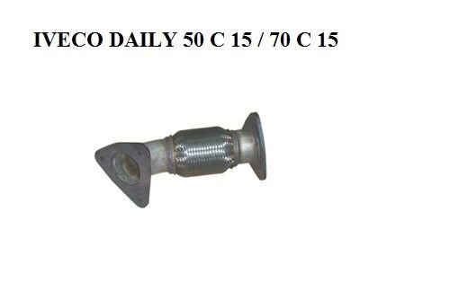 İVECO DAİLY TURBO ÖN EGZOZ BORUSU SPİRALLİ 70C15 2011>...