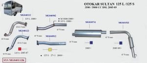 MAGİRUS SULTAN MIDIBUS ÇIKIŞ BORUSU-SUS 125 L - S (2005 - 09)