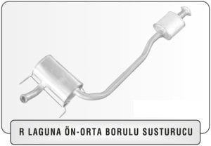 Renault  Laguna Orta Egzoz Borulu 1.8 - 2.0İ 8V (1995- 00)
